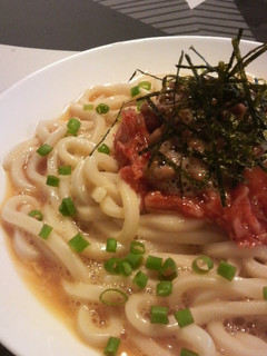 かまたまキムチ納豆うどん-レシピのメイン写真