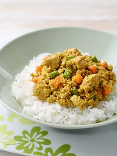 シーチキンと豆腐のカレーそぼろ丼-レシピのメイン写真