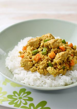 シーチキンと豆腐のカレーそぼろ丼-レシピのメイン写真