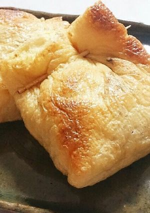 油揚げのネギ納豆巾着(^-^)/-レシピのメイン写真