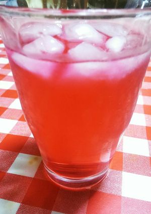 夏にはこれ！赤じそのシソジュース-レシピのメイン写真