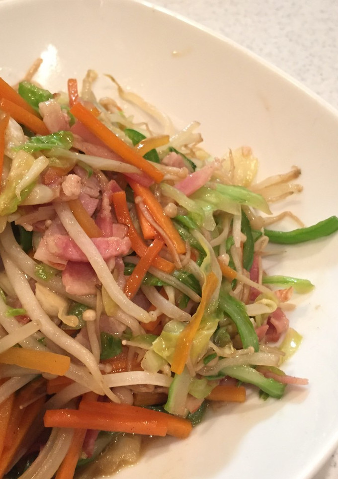 残り野菜とベーコンの炒め物-レシピのメイン写真