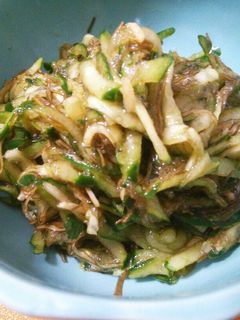 胡瓜の納豆昆布和え-レシピのメイン写真