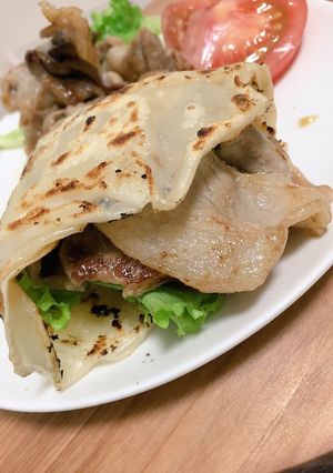 余った餃子の皮でなんちゃってトルティーヤ-レシピのメイン写真