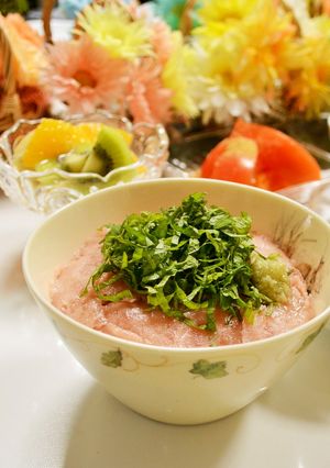 ネギトロ丼ならぬ・大葉でシソトロ丼!-レシピのメイン写真