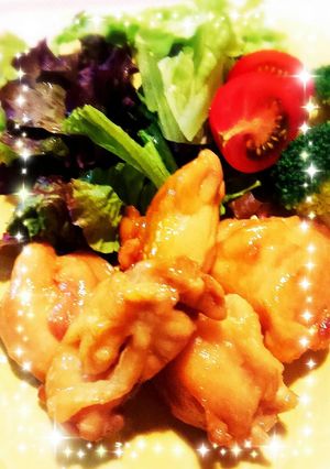 お酢でサッパリ☆鶏肉の蜂蜜醤油ソテー-レシピのメイン写真