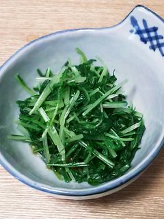 水菜のお浸しポン酢味-レシピのメイン写真