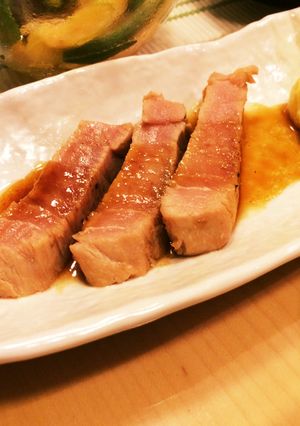 ヘルシーおいしーマグロステーキ-レシピのメイン写真