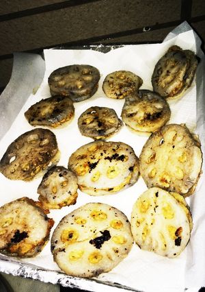 レンコンのはさみ揚げ-レシピのメイン写真