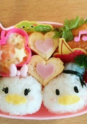 キャラ弁 ツムツム☆ドナルド&デイジー☆-レシピのメイン写真