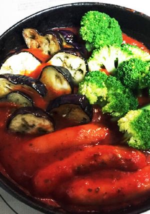 市販のトマトソースで簡単トマト煮込み-レシピのメイン写真