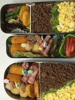お弁当 三色丼-レシピのメイン写真