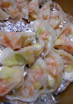 プリッホクッモチッそら豆と海老の蒸し餃子-レシピのメイン写真