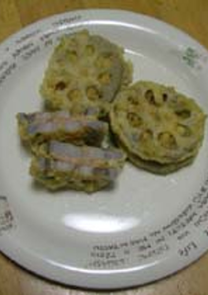 蓮根のシーチキンはさみ揚げ-レシピのメイン写真