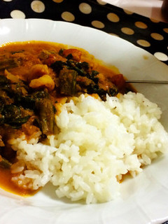 エビとほうれん草のヨーグルトカレー-レシピのメイン写真