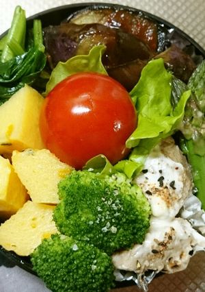 野菜たっぷり鯖の水煮のバランスお弁当。-レシピのメイン写真