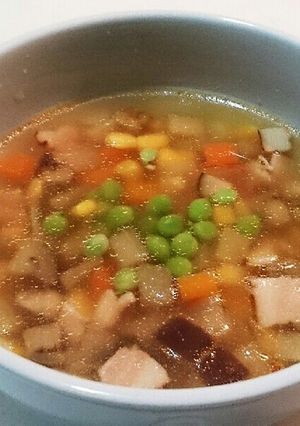 ベーコンとなすの野菜たっぷりスープ-レシピのメイン写真