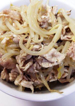 豚肉入りもやしのナムル!-レシピのメイン写真
