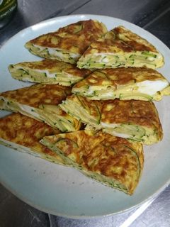 ズッキーニのオープンオムレツ-レシピのメイン写真