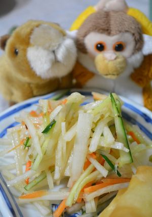 *シャキシャキ大根ときゅうりのサラダ*-レシピのメイン写真