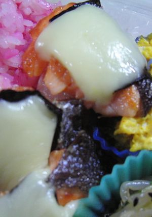 お弁当に！鮭の磯辺チーズ焼き-レシピのメイン写真