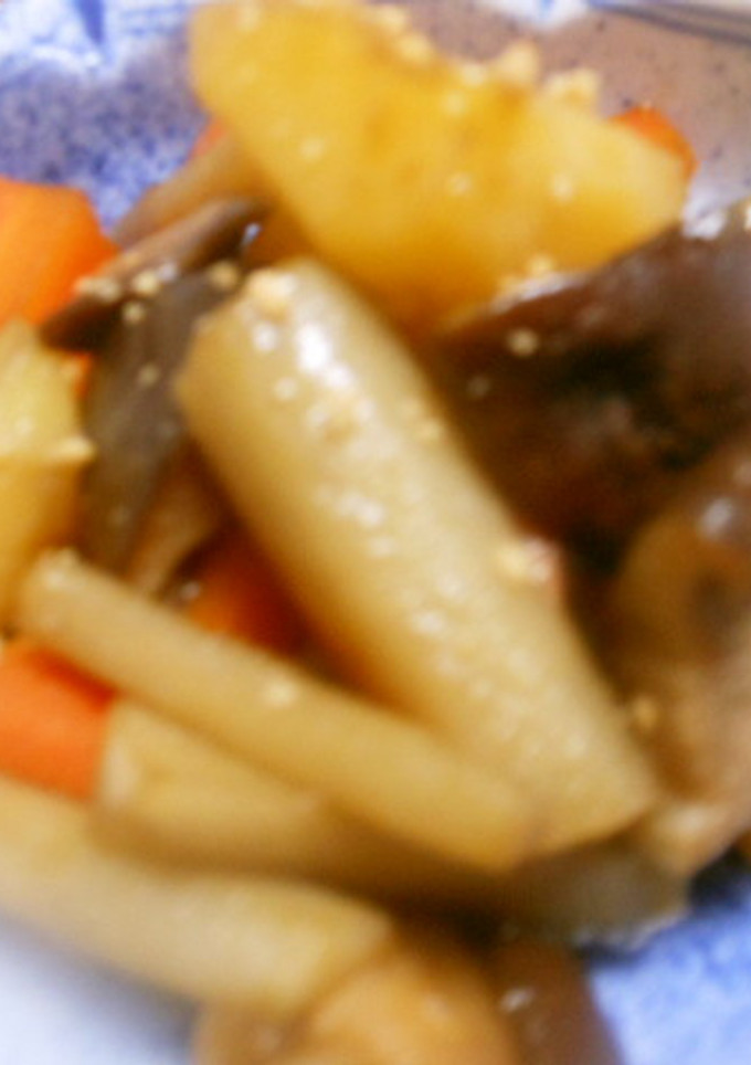 新ごぼうと新じゃが芋の煮物　簡単私流-レシピのメイン写真