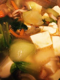 チンゲンサイの豆腐スープ-レシピのメイン写真
