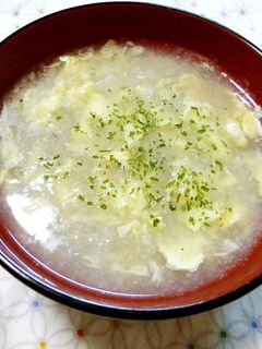 長芋と卵で♪とろとろスープ-レシピのメイン写真
