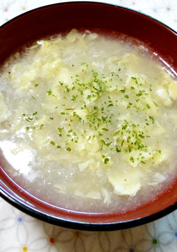 長芋と卵で♪とろとろスープ-レシピのメイン写真