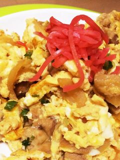 鶏もも肉の卵とじ-レシピのメイン写真