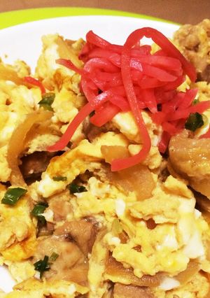 鶏もも肉の卵とじ-レシピのメイン写真