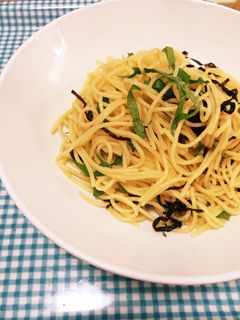 大葉の和風パスタ-レシピのメイン写真