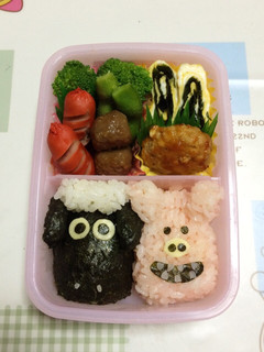 キャラ弁 ひつじのショーン-レシピのメイン写真