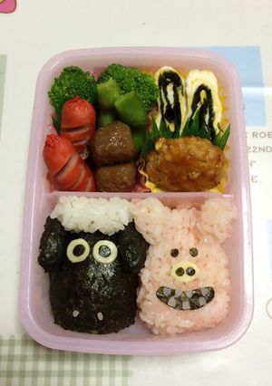 キャラ弁 ひつじのショーン-レシピのメイン写真