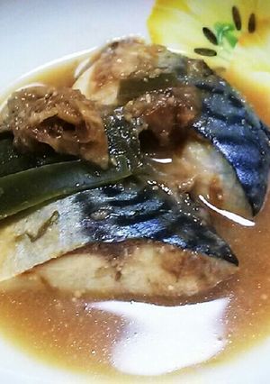 出し殻も美味しく☆さばの味噌煮♪-レシピのメイン写真
