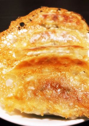羽根つき餃子の焼き方♡-レシピのメイン写真