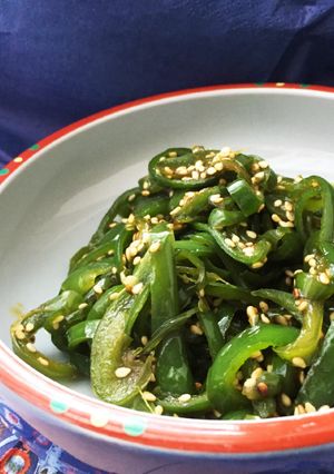 簡単副菜☆ピーマンの麺つゆ煮-レシピのメイン写真