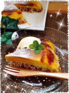★かぼちゃプリンケーキ★-レシピのメイン写真