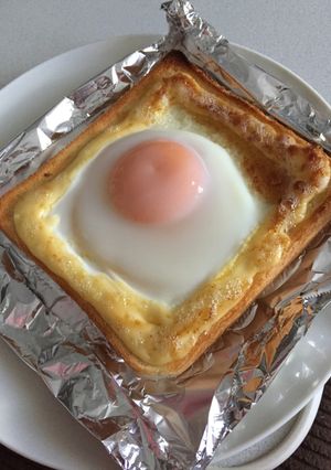 超簡単！激ウマ！マヨたまトースト-レシピのメイン写真