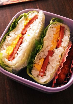 レタスでおにぎらず♩-レシピのメイン写真