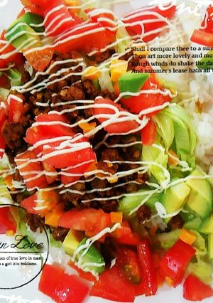 野菜もたっぷり♪タコライス~★*☆-レシピのメイン写真