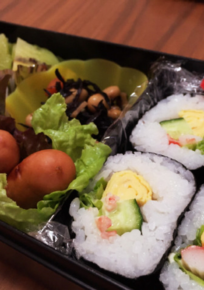 今日のおべんと★巻き寿司弁当-レシピのメイン写真