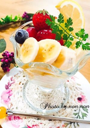 はちみつレモンのヨーグルトフルーツパフェ-レシピのメイン写真