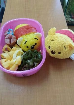 キャラ弁 ツムツム プーさん♪-レシピのメイン写真