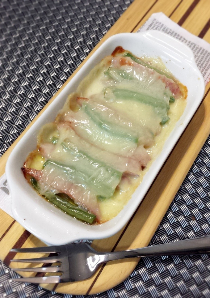 いんげんとソーセージのチーズ焼き-レシピのメイン写真