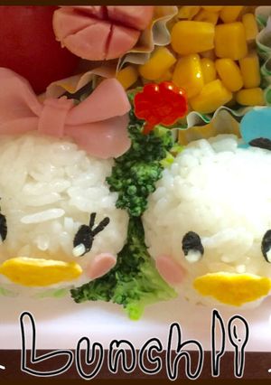 ドナルド・デイジー★☆キャラ弁★☆-レシピのメイン写真