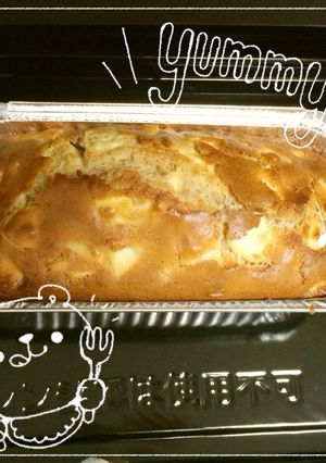 林檎とシナモンのパウンドケーキ-レシピのメイン写真