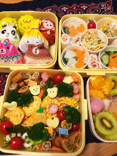 簡単可愛く運動会お弁当2015-レシピのメイン写真