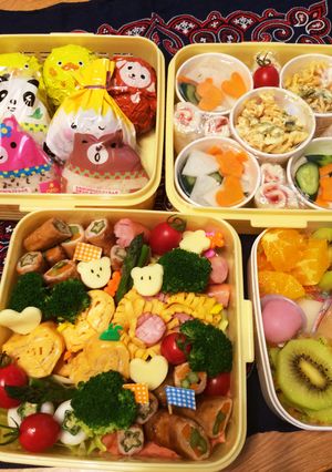 簡単可愛く運動会お弁当2015-レシピのメイン写真