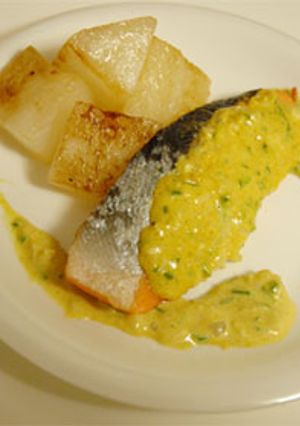 簡単鮭のカレーマヨ焼き-レシピのメイン写真